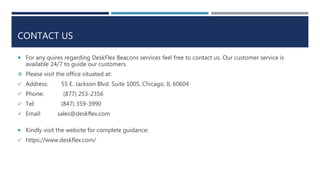 Deskflex lobby kiosk