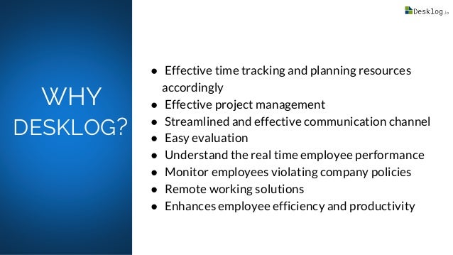 Desklog Time Tracking Software | PPTX