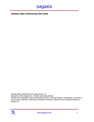 Videoconference Use Guide Desktop Video Conferencing | PDF
