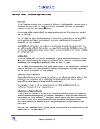 Videoconference Use Guide Desktop Video Conferencing | PDF