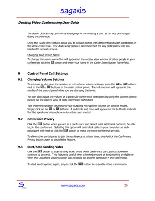Video Call Setup Guide Desktop Video Conferencing | PDF