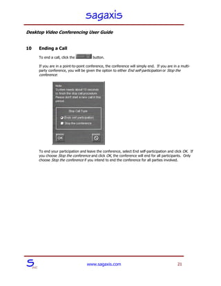 Videoconference Use Guide Desktop Video Conferencing | PDF