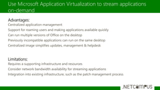 Desktop and client virtualization new workstyles with microsoft vdi | PPT