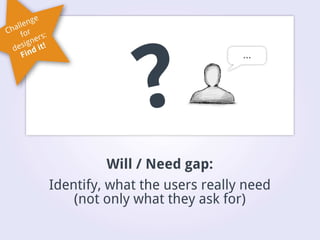 Desktop application interface design