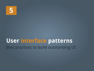 Desktop application interface design