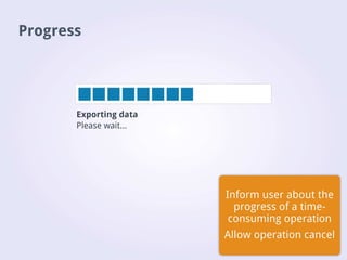 Desktop application interface design