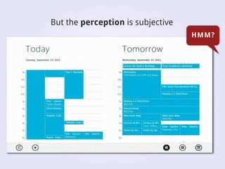Desktop application interface design