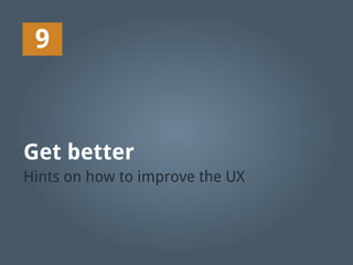 Desktop application interface design