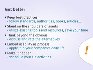 Desktop application interface design