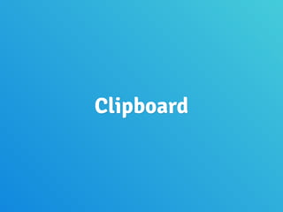Clipboard
 