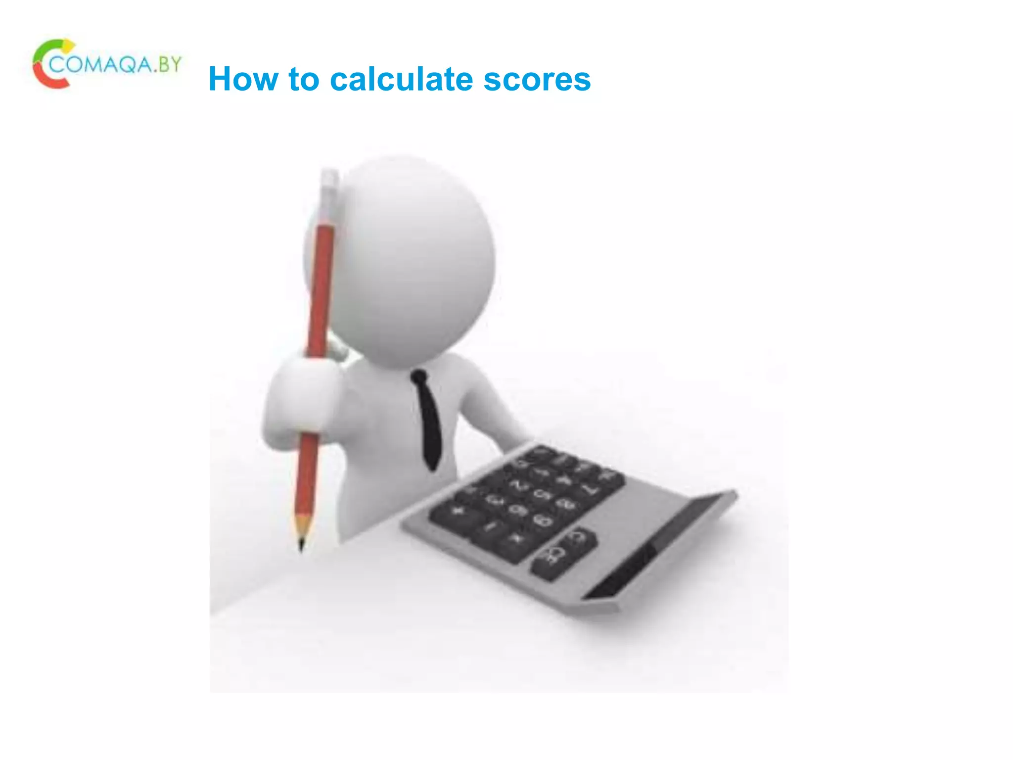 How to calculate scores
 