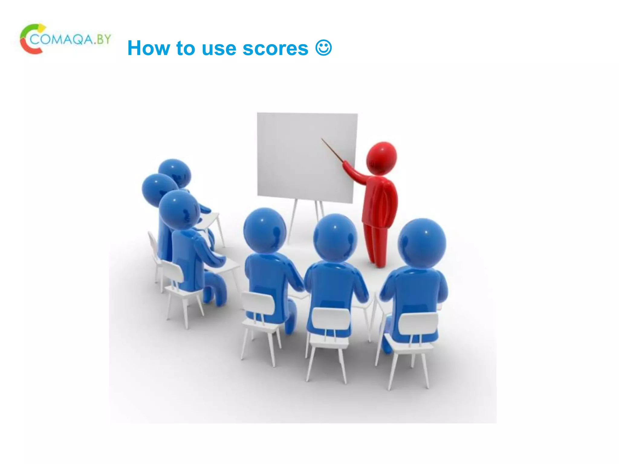 How to use scores 
 