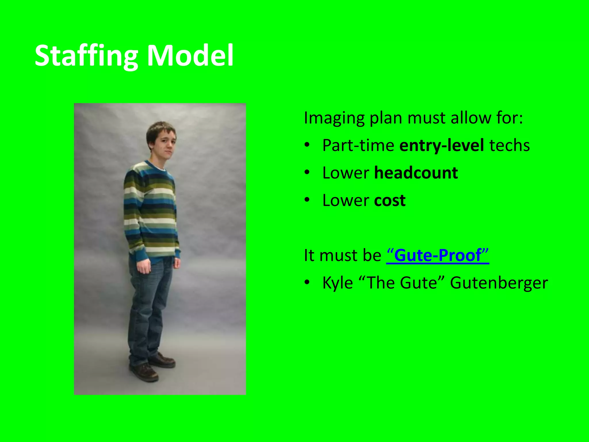 The Challenge Image any device (PC, laptop, tablet, Netbook, or server) from bare metal without errors Required OutcomesImprove user experienceShorten time to image Support scaleEliminate complexityReduce support demand & costDeliver self-service application installsIt must be “Gute-Proof”