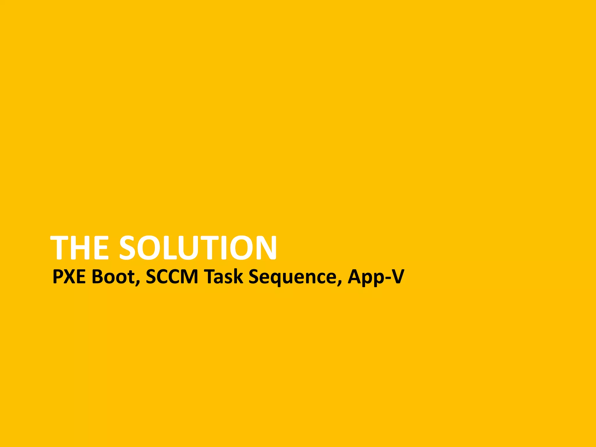 System Center Configuration ManagerSCCM 2007 is a major upgrade of SMS functionality that provides features forOS DeploymentInternet-based client managementWSUS integration for software update managementService windows/collection variables