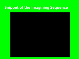 Snippet of the Imagining Sequence