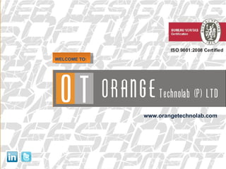 WELCOME TO: www.orangetechnolab.com 
