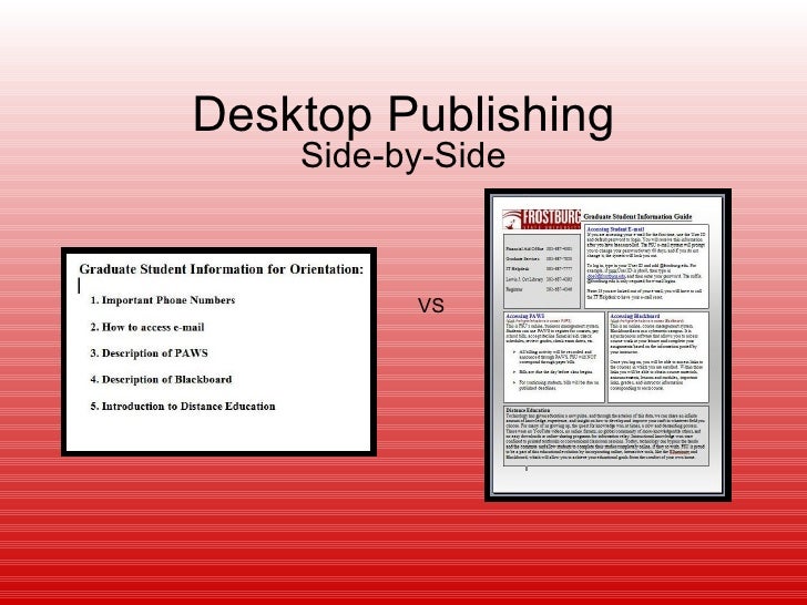 Desktop publishing