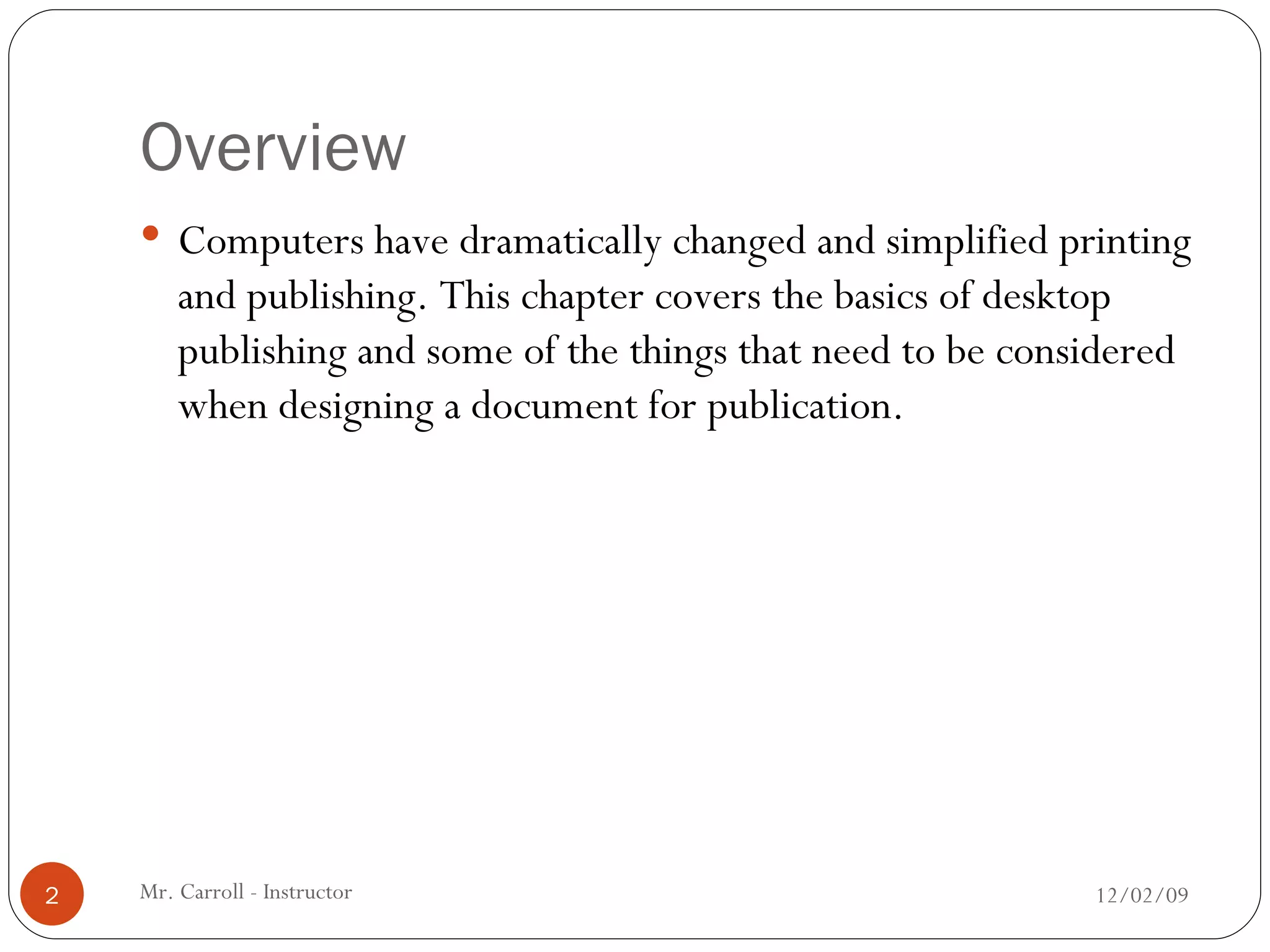 Desktop Publishing PPT