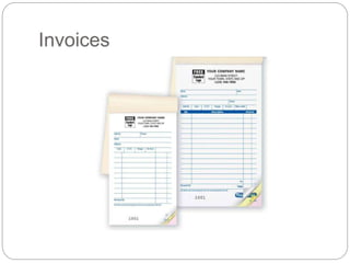 Invoices
 