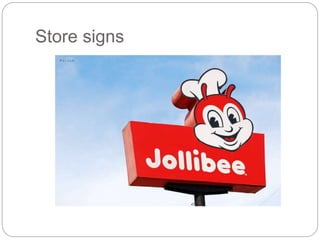 Store signs
 