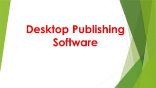 Desktop Publisbhing Software Microsoft Publisher Interfacer | PPTX