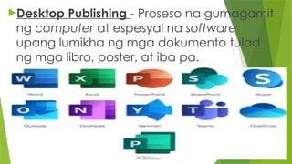 Desktop Publisbhing Software Microsoft Publisher Interfacer | PPTX