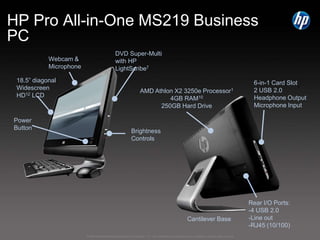 Desktop Corporativo Up SellExcelenteMelhorBomHP Compaq 8100 EliteHP Compaq 8000 EliteHP Compaq 6000 e 6005 Pro SeriesDesempenhomáximoFlexibilidademáximaIntel Core i5 & i7Valor de ofertaaté16GB mem., DDR3 4 DIMMsIntel : Celeron to Core 2 QuadProcessador: Celeron, Core 2 Duo AMD: Sempron to Phenom II QuadAté3TB – RAID Supportaté 16GB mem., DDR3 4 DIMMsSoluções de segurançaIntel vProAté3TB – RAID SupportAté8GB mem., DDR3 4 DIMMsSoluções de segurançaIntel vPro15 meses de ciclo de vidaAté1TB – RAID on AMDSoluções de segurança & Gerenciabilidade Dash  emAMD15 meses de ciclo de vidaIntel Q57Intel Q4512 meses  de ciclo de vida Intel Q43 AMD RS880SériesGlobais, Formatospadrões de industria, Plataformasestáveis e consistentes, 3 anos de garantia, Administração e segurançabásicas , ENERGY STAR & EPEAT