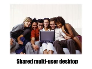 ICT desktop concepts