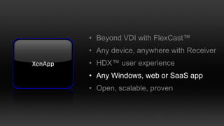 Client-side Compute - Local Streamed DesktopUser ProfileUser ProfilesAppsApp DeliveryDesktop OSUsersDesktop ProvisioningSingle master image of each componentDelivered      with best user experience