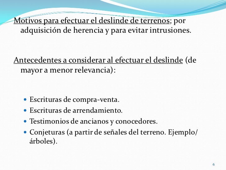 Deslindes