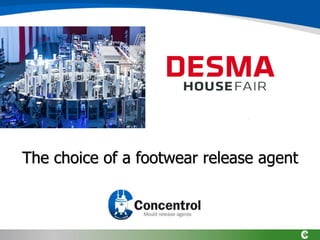The choice of a footwear release agent
 
