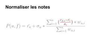 Normaliser les notes
 