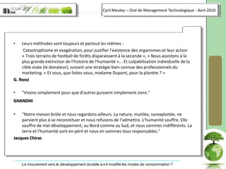 Création de produits et de biens innovants 
