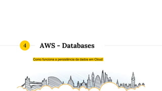 AWS - Databases
Como funciona a persistência da dados em Cloud
4
 