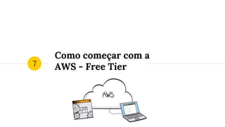 Como começar com a
AWS - Free Tier7
 