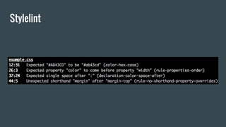 Stylelint
 