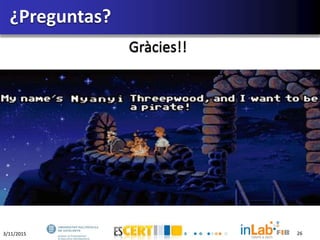 3/11/2015 26
Gràcies!!
¿Preguntas?
 