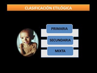 CLASIFICACIÓN ETILÓGICA
 