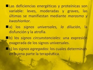 El ciclo desnutrición-infección-desnutrición se debe a la presencia e interacción de varios factores, entre los que destacan:El abandono prematuro de la lactancia.