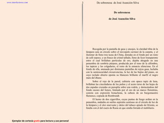 3 www.interlectores.com Ejemplar de cortesía  gratis  para lectura y uso personal De sobremesa  de José Asunción Silva  