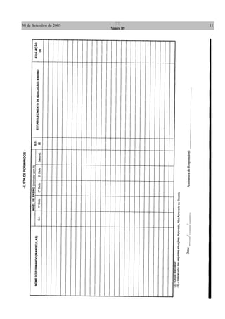 30 de Setembro de 2005 11II
Número 189
 