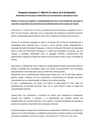 Despacho Conjunto Nº300 97 De 09 Setembro Pdf