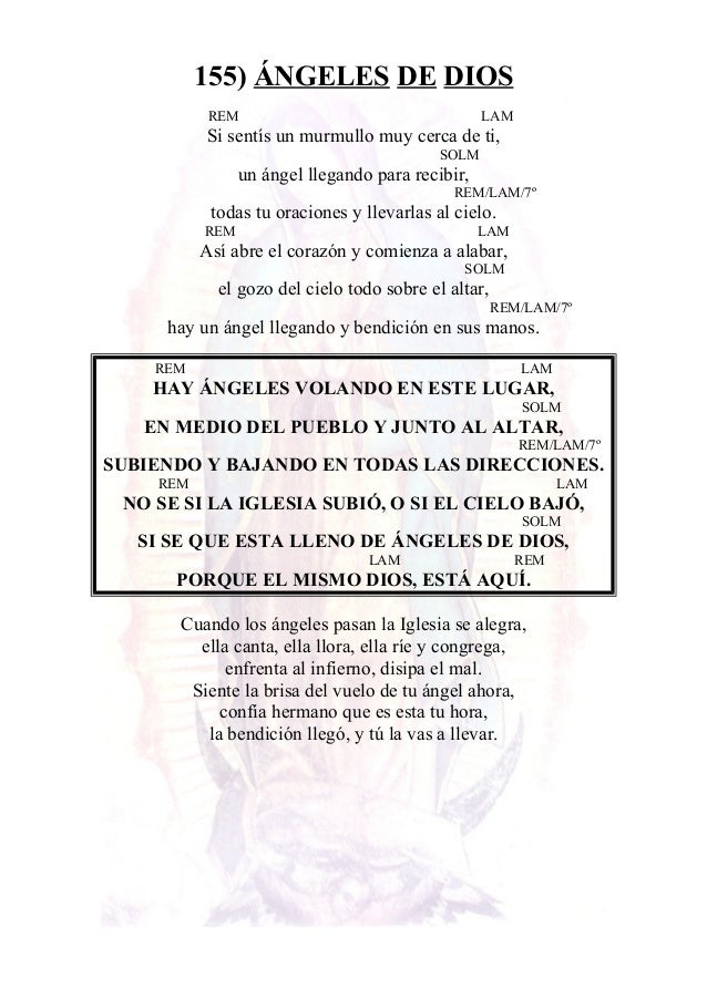 Vuelan Los Angeles En Este Lugar Letra Letra De La Canción Angeles De Dios - Completa las omisiones con la