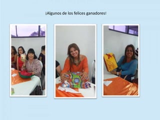 ¡Algunos de los felices ganadores!