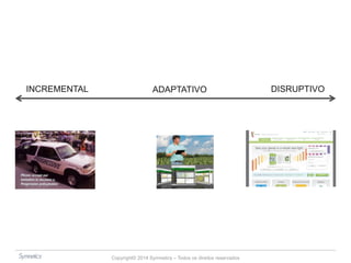 INCREMENTAL ADAPTATIVO DISRUPTIVO 
Copyright© 2014 Symnetics – Todos os direitos reservados 
 