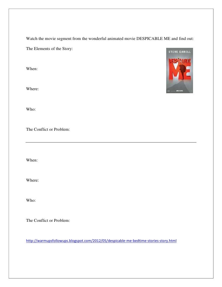 Despicable me story telling