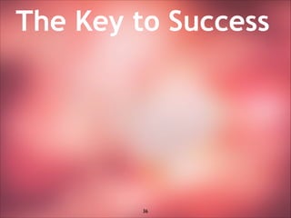 The Key to Success

a presentation by

36

 