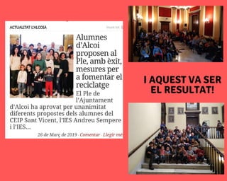 I AQUEST VA SER
EL RESULTAT!
 