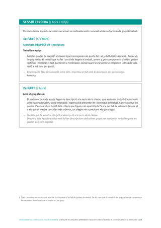 desplegament curriculum