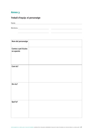 desplegament curriculum